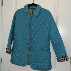 Burberry London Blue Quilted Jacket